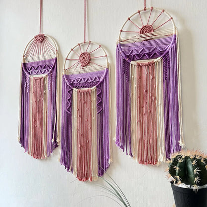 Ray of Serenity Purple Macramé