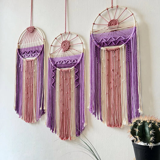 Ray of Serenity Purple Macramé