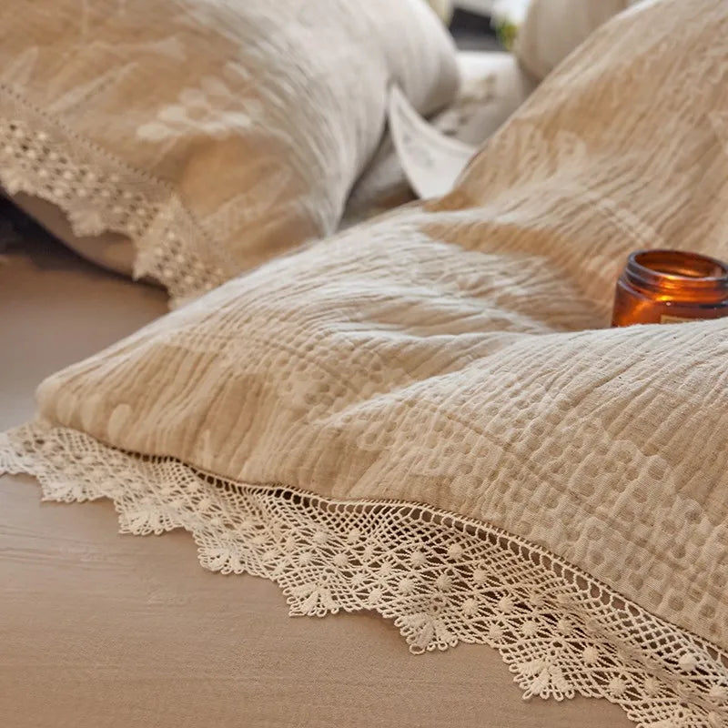 Whisper Fern Jacquard Duvet Set