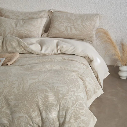 Whisper Fern Jacquard Duvet Set