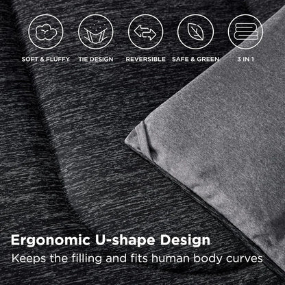 Charcoal Mist 3-Piece King Comforter Set