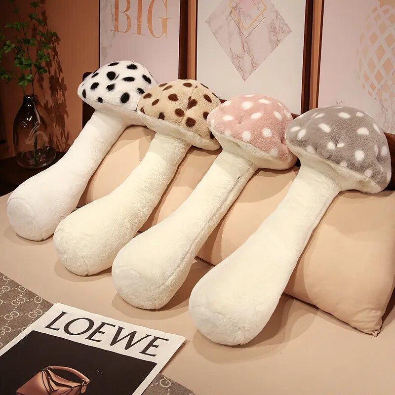 Soft Mushroom Plush Pillow
