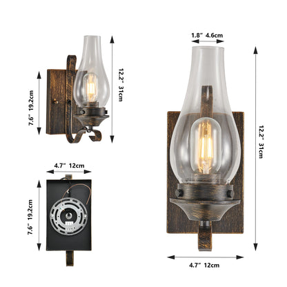 Heritage Rustic Ember Wall Sconce