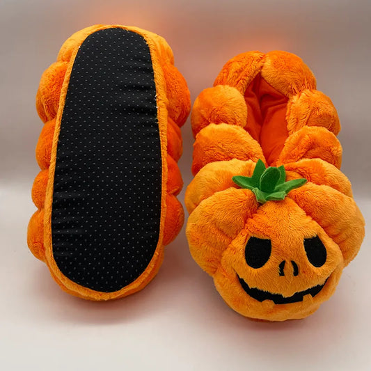 Halloween Pumpkin Slippers