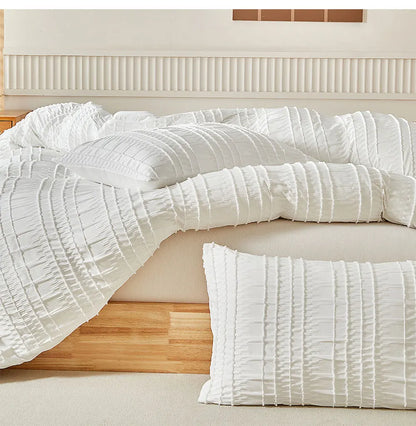 Pleated Tranquility Bedding Set