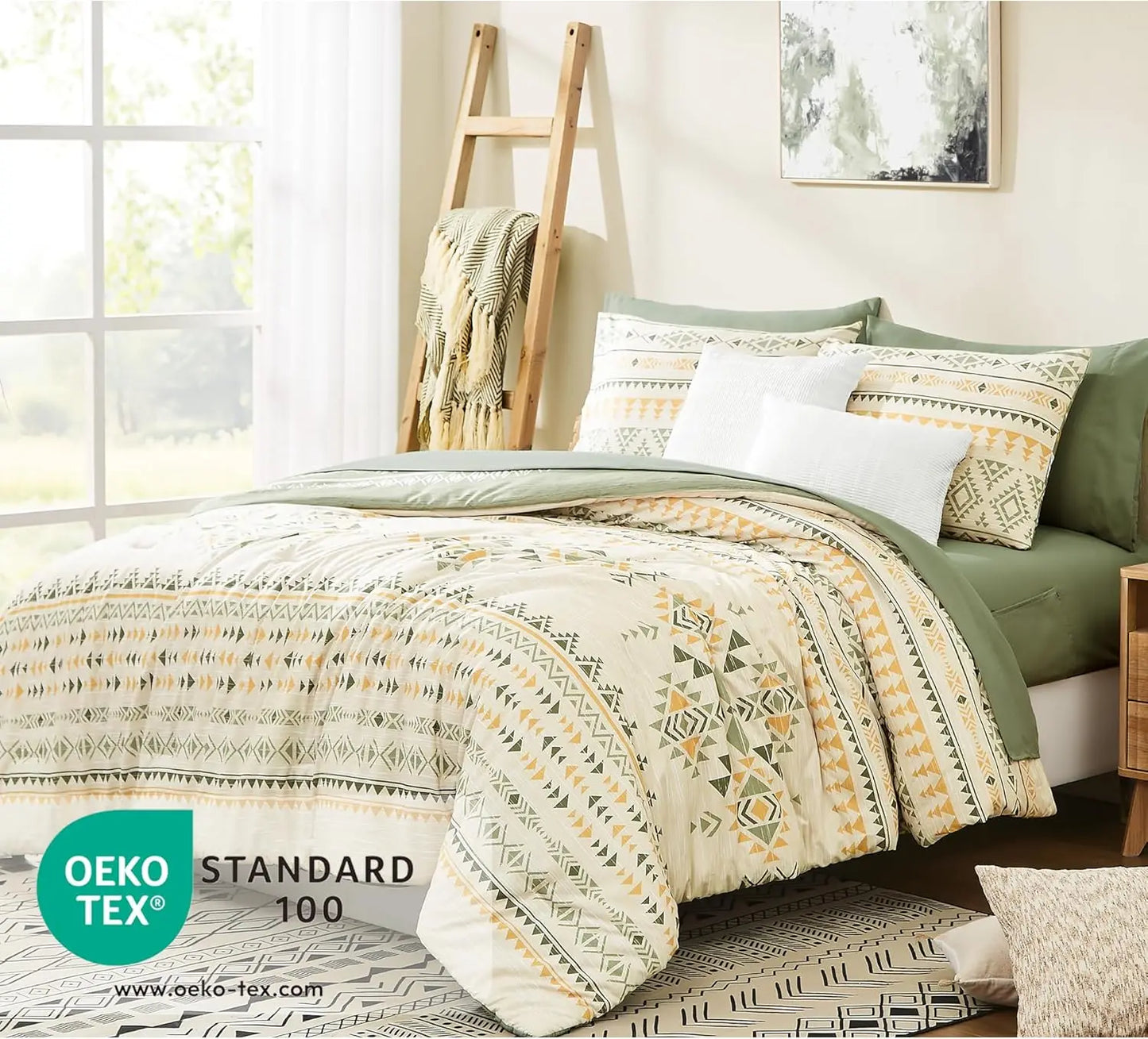 Sage Canyon Boho Duvet Set