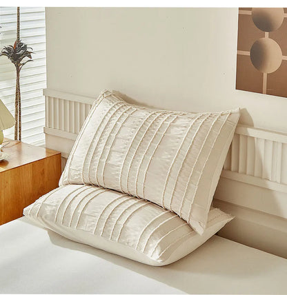 Pleated Tranquility Bedding Set