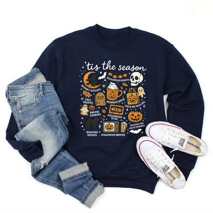 Tis The Season Retro Halloween Sweatshirt