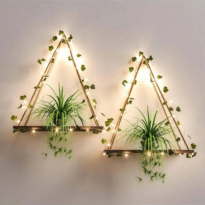 GlowLeaf Triangle Shelf