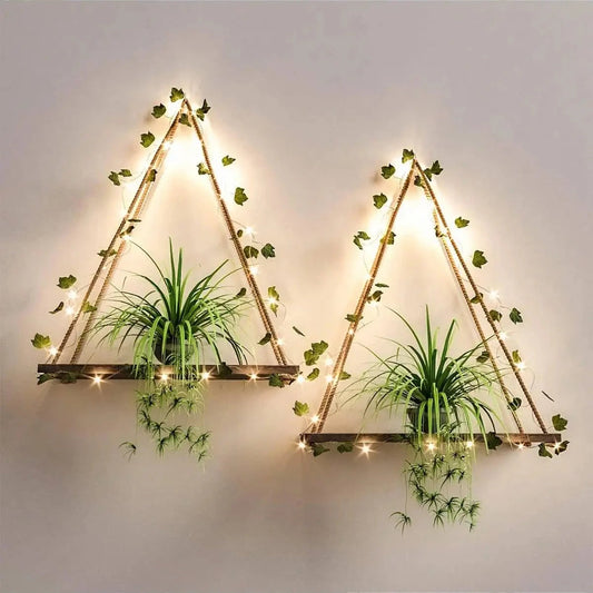 GlowLeaf Triangle Shelf