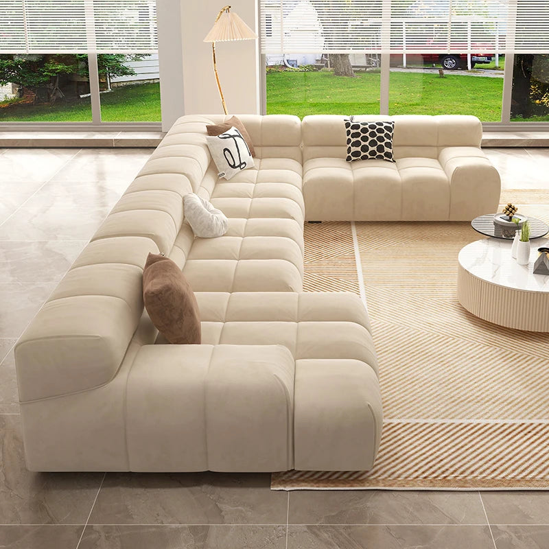 Modern Lazy Sectional Living Room Sofa