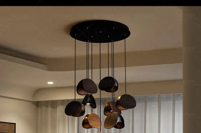 Nomad Petal Wooden Pendant Light