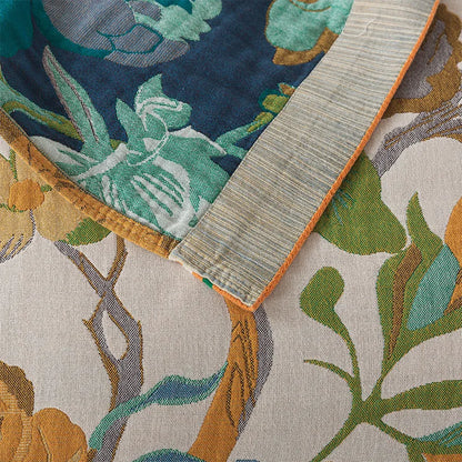 Golden Bloom Lotus Reverie Blanket