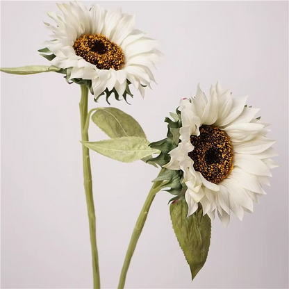 3pcs Real Touch Artificial Sunflowers Branches