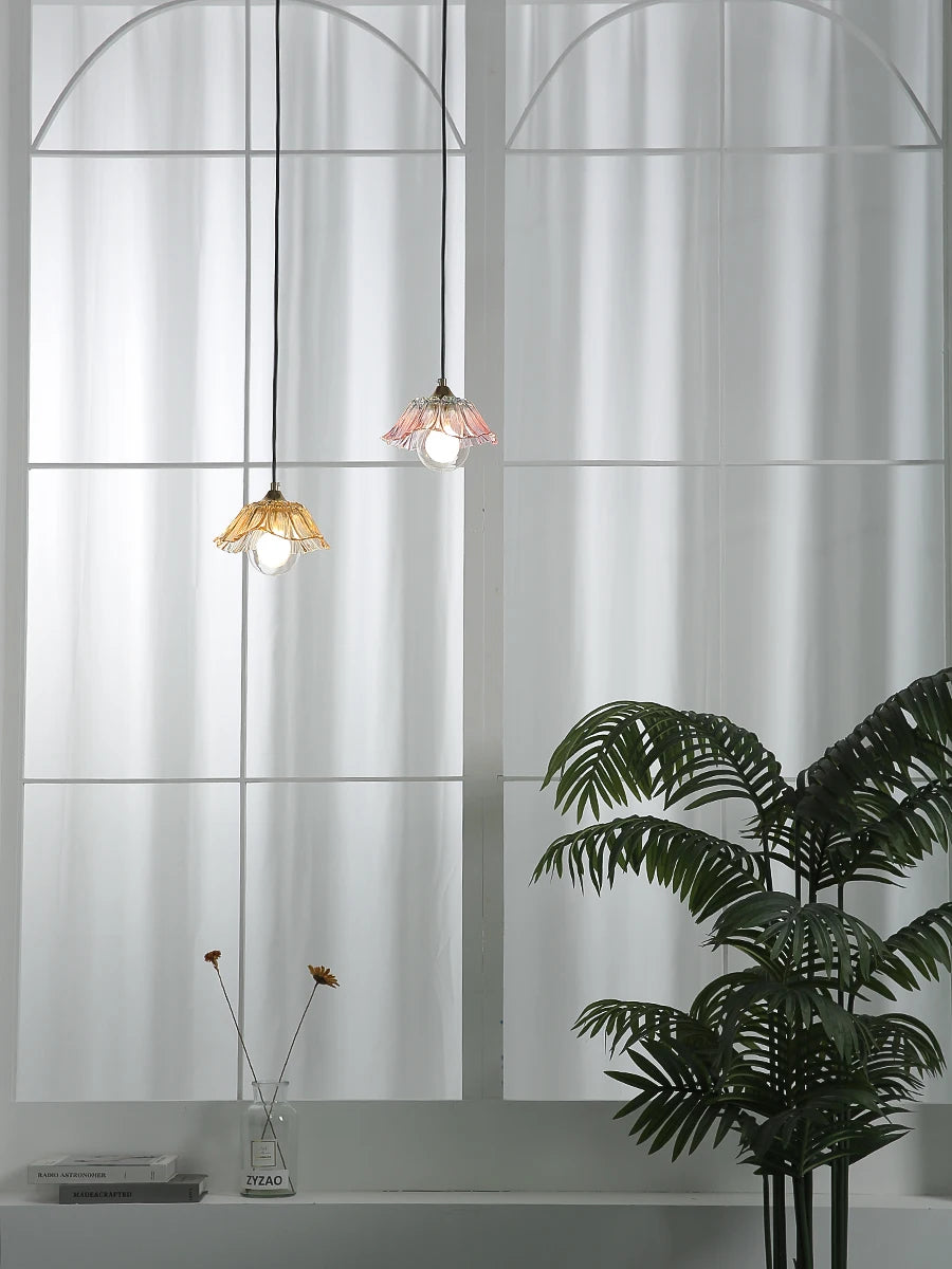Petaluxe Glass Bloom Pendant Light