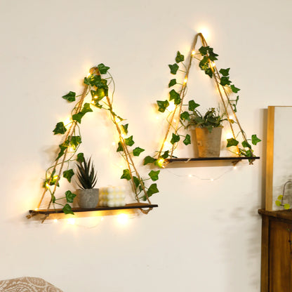 GlowLeaf Triangle Shelf