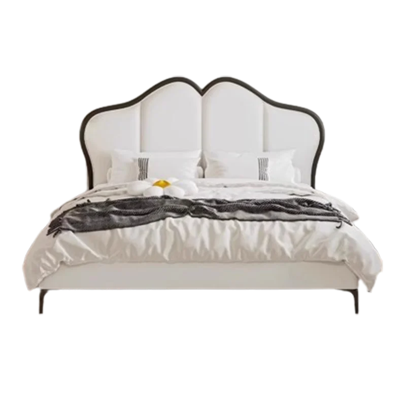 Ivory Halo Arch Bed Frame