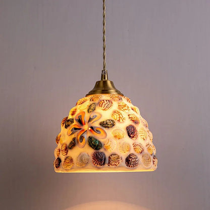Ocean Pearl Mosaic Pendant Lamp