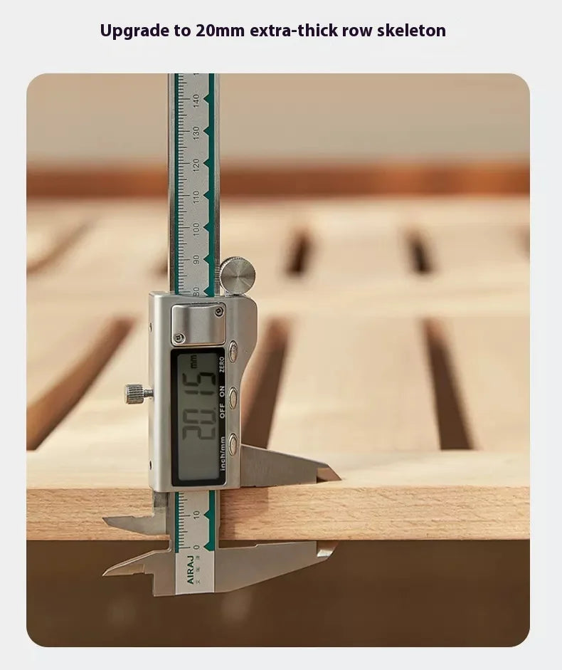 CrownRest™ Solid Wood Bed