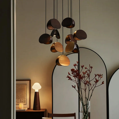 Nomad Petal Wooden Pendant Light