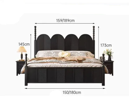 The Noir Arch Manor Bed Frame