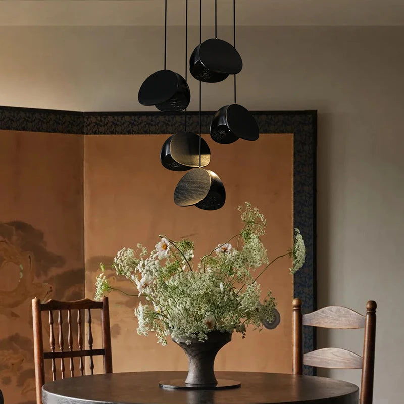 Nomad Petal Wooden Pendant Light
