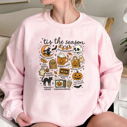 Tis The Season Retro Halloween Sweatshirt
