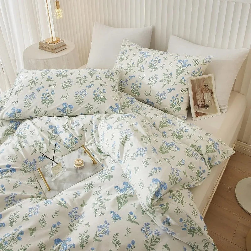 Botanical Bliss Floral Duvet Cover Set