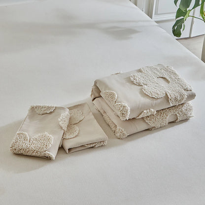 BloomHaven Tufted Blossom Bedding Set