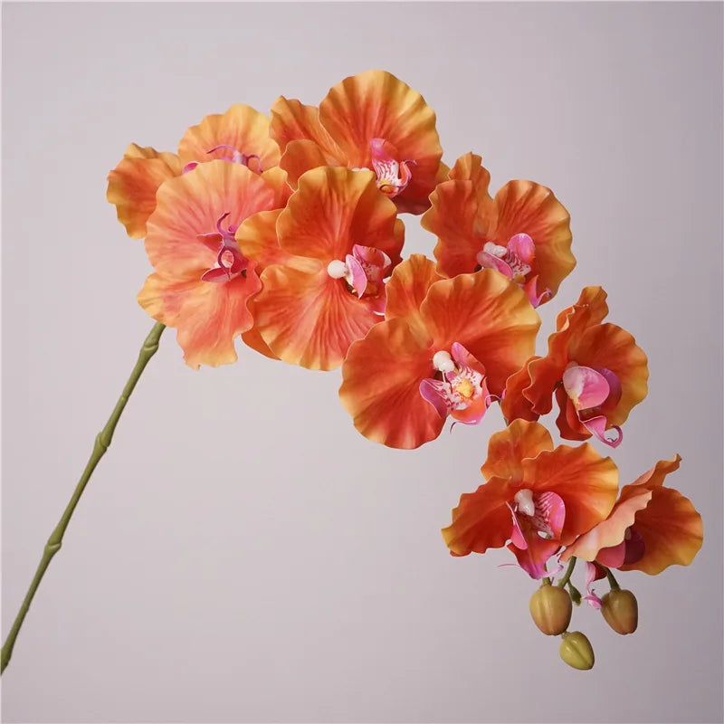 9 Headed Artificial Phalaenopsis Flower