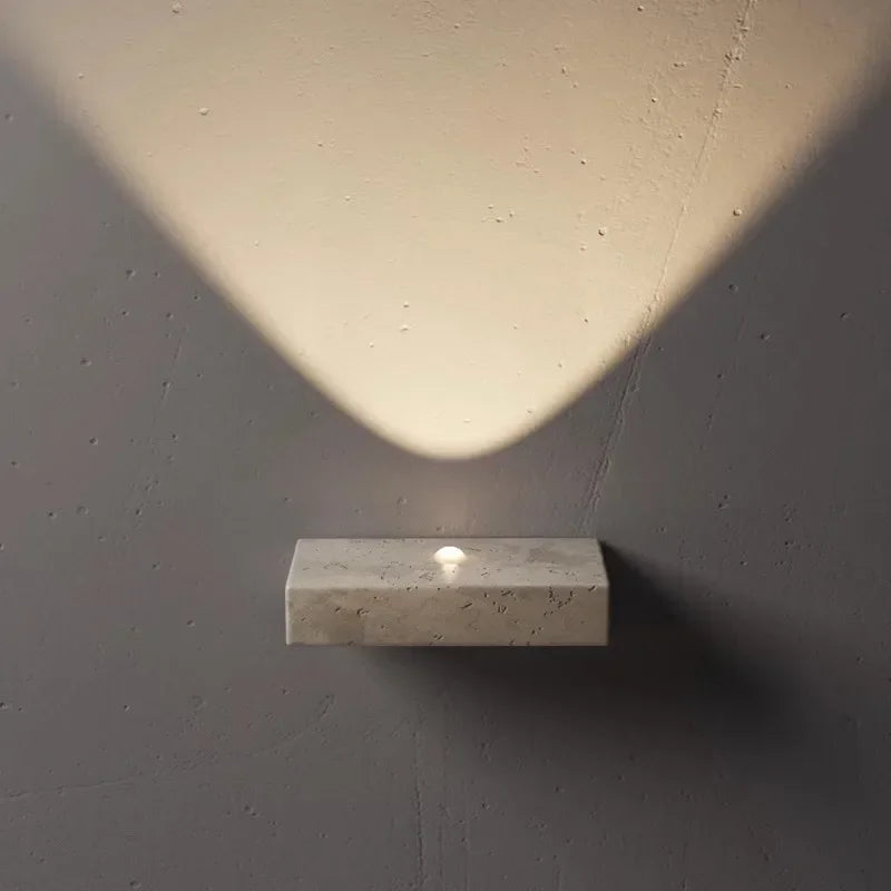 Linea Travertine Wall Sconce