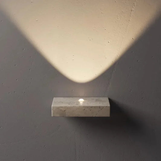 Linea Travertine Wall Sconce