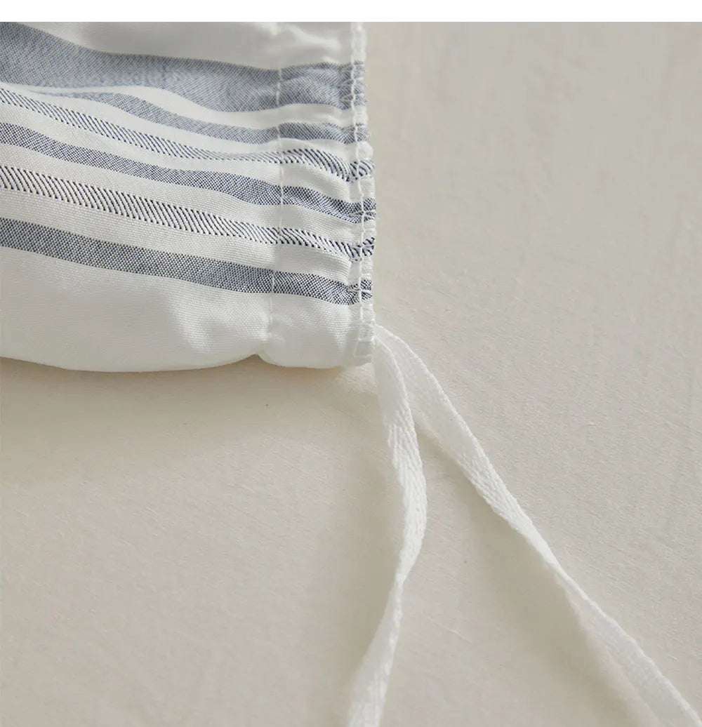 WanderWeave Pom-Stripe Bedding Set