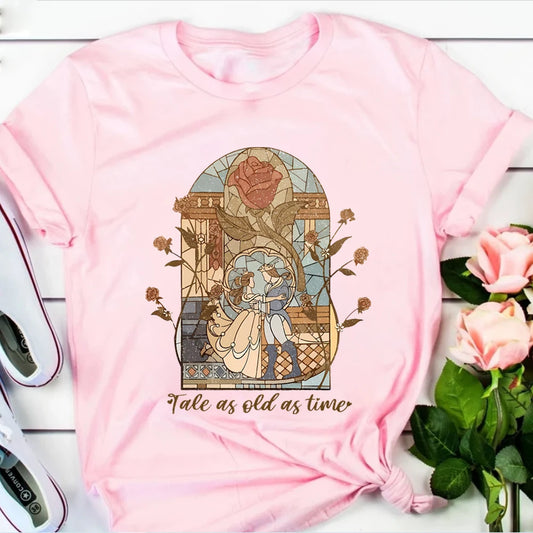 Vintage Tale As Old As Time Graphic Tee