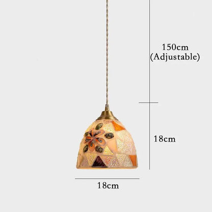 Ocean Pearl Mosaic Pendant Lamp