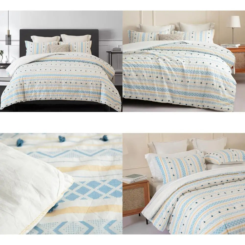 Boho Horizon 3-Piece Duvet Cover Set
