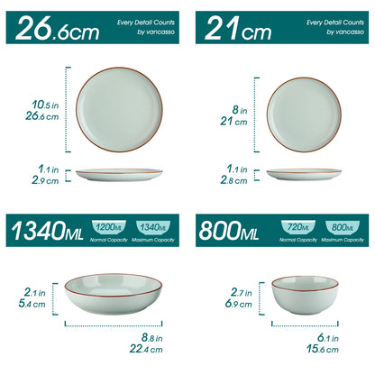NYMPH Jade Glaze Tableware Set