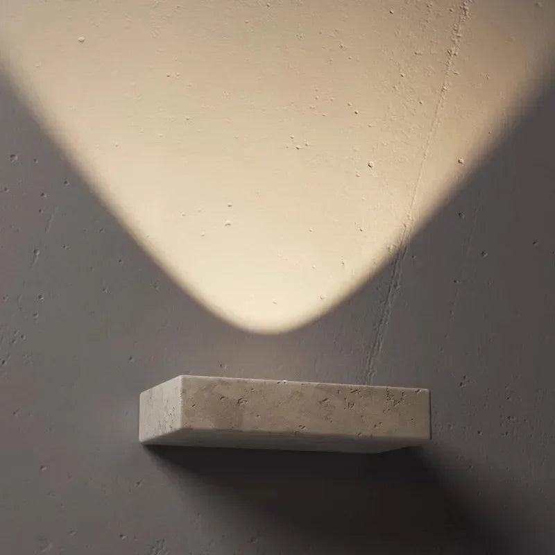 Linea Travertine Wall Sconce