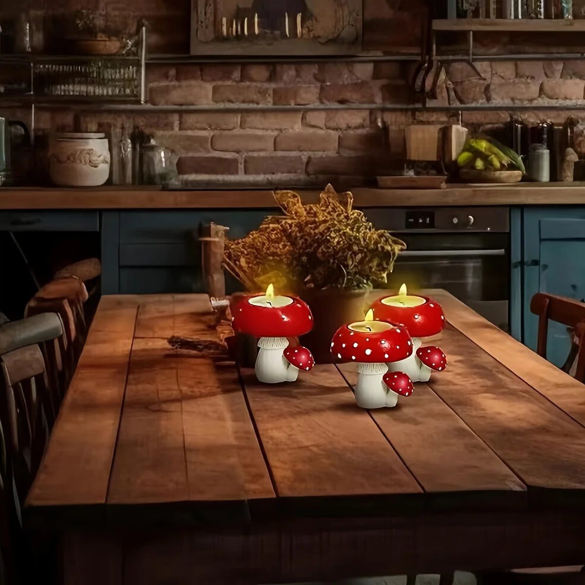 Mushroom Candle Holder