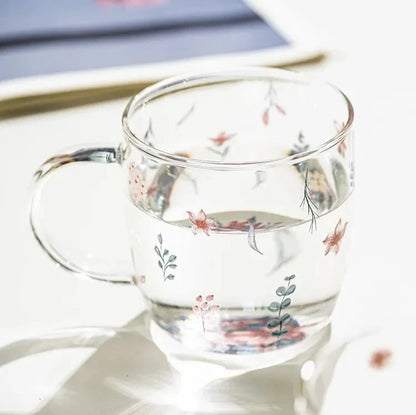 Meadow Blossom Glass Mug