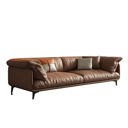 Amon Arm Leather Sofa