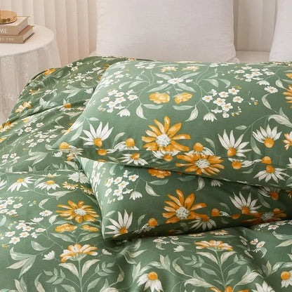 Botanical Bliss Floral Duvet Cover Set