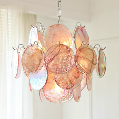 Aurora Opaline Cascade Chandelier