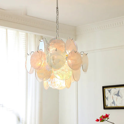 Aurora Opaline Cascade Chandelier