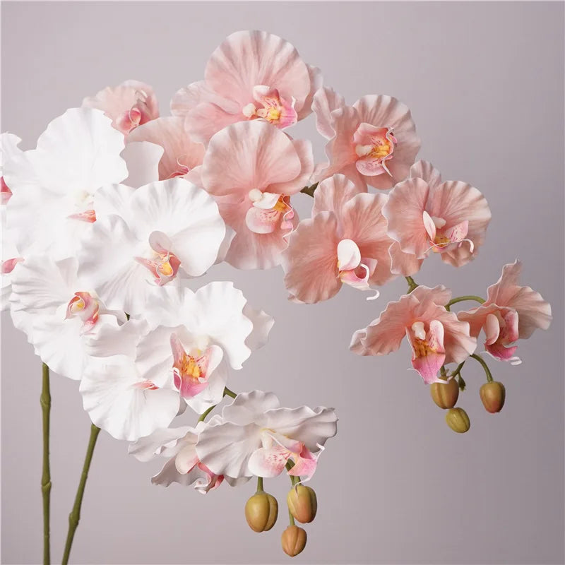 9 Headed Artificial Phalaenopsis Flower