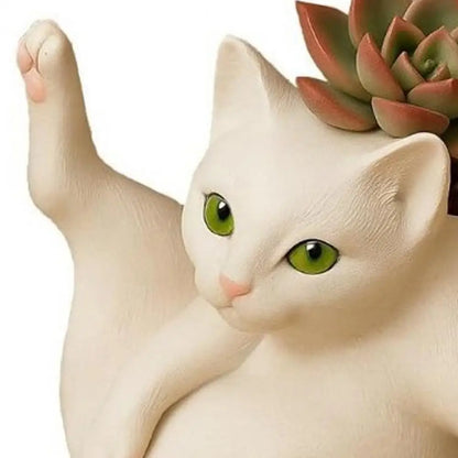 The Flexible Feline Planter