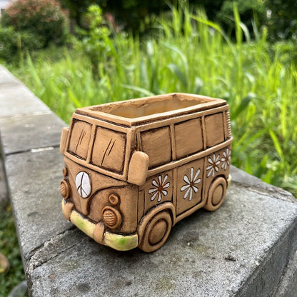 Vintage Hippie Van Planter