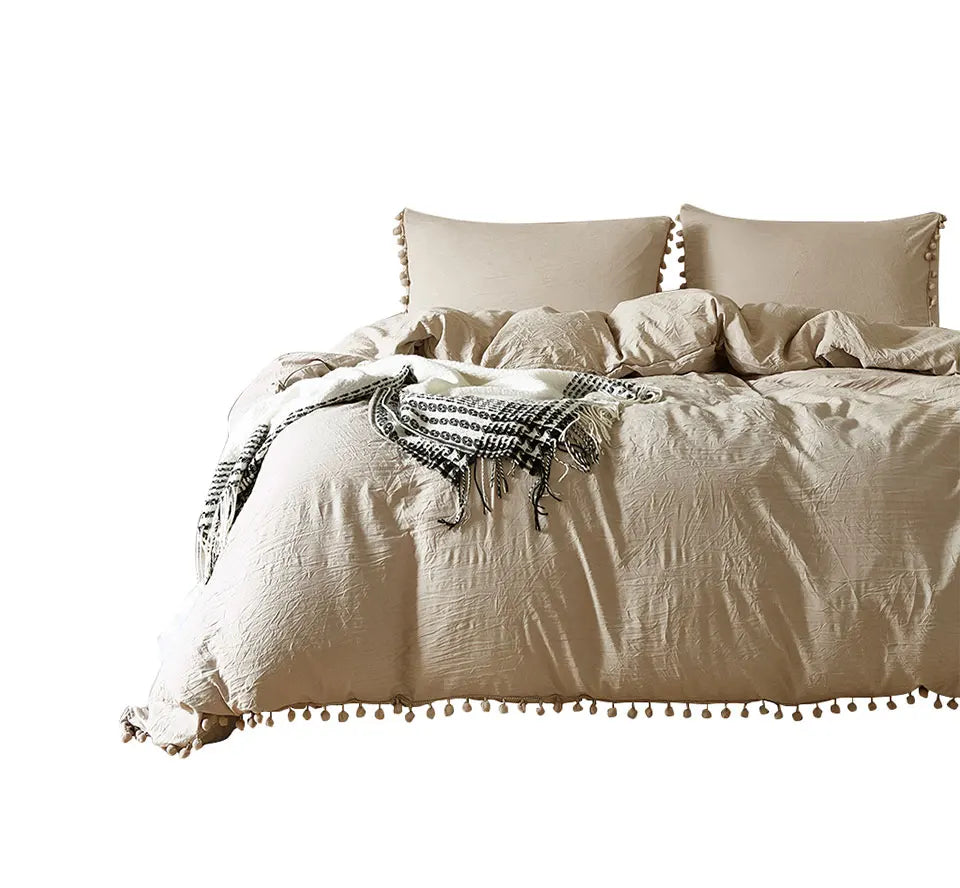 Pom-Pom Cloudscape Duvet Set