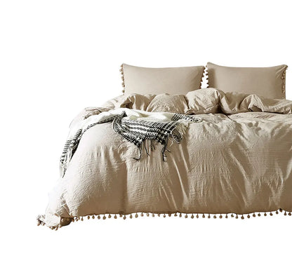 Pom-Pom Cloudscape Duvet Set