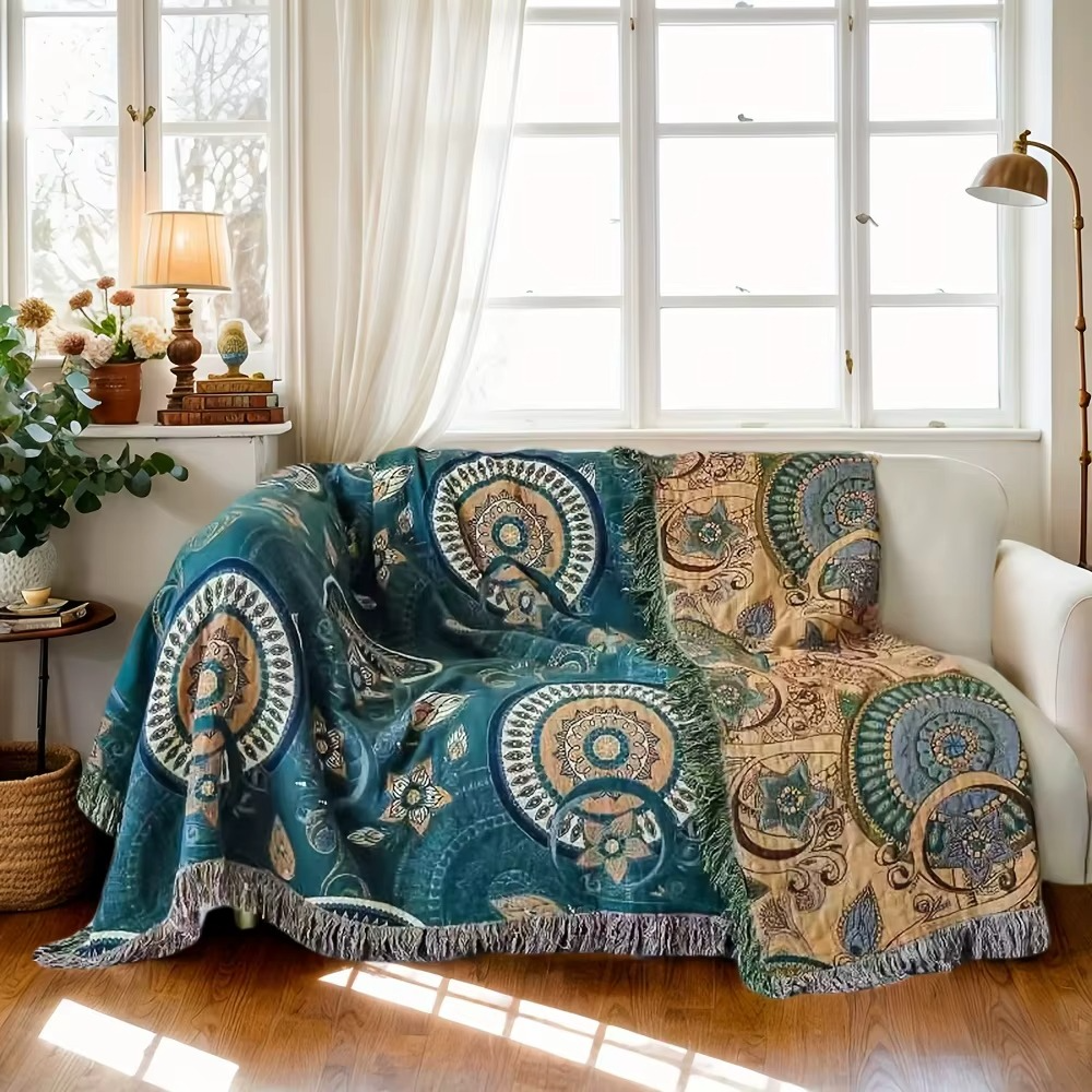 Celestial Harmony Tapestry Blanket